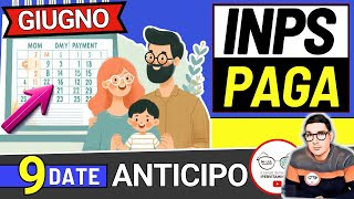 Inps PAGA 17 GIUGNO ➜ DATE PAGAMENTI ASSEGNO UNICO ADI PENSIONI NASPI BONUS 100€ SFL [upl. by Coheman]