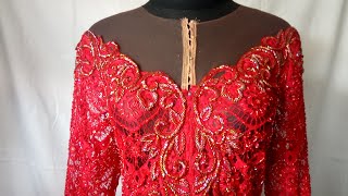 CARA MEMASANG PAYET KEBAYA PENGANTINPART 5 [upl. by Duyne885]