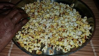 Popcorn at home in Tamil  Popcorn recipe at home in Tamil [upl. by Anahsor841]