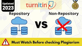 Turnitin Repository and Non Repository account [upl. by Beverly]