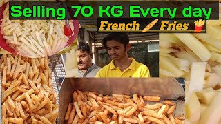 HE SELLING FRENCH FRIES 🍟FRENCH FRIES EVERYDAY SELLING 70KG [upl. by Hassett]