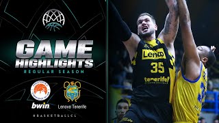 Peristeri bwin v Lenovo Tenerife  Gameday 6  Highlights  BasketballCL 202324 [upl. by Rehsu]