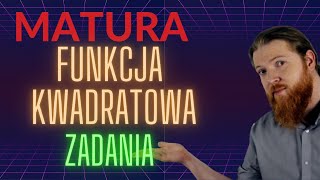 MATURA MATEMATYKA Funkcja kwadratowa zadania PEWNIAK funkcje cz6 [upl. by Adaha]