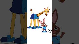 ⚽Unser KopfballSpieler Die Giraffe amp Flügelflitzer Der Hase  EM der Tiere  Sing Kinderlieder [upl. by Naimad81]