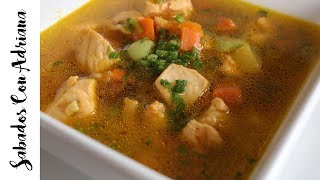 Regreso a clases  Caldo o Sopa de Pollo con Verduras [upl. by Tahp]