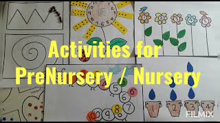 easy activity for kids Activities for preSchoolers Nursery activity Number activity for kids [upl. by Servetnick532]