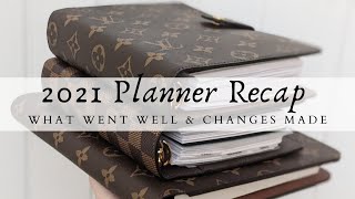 2021 Planner Recap  What Went Well amp Changes Made  Plans for 2022 [upl. by Erny]