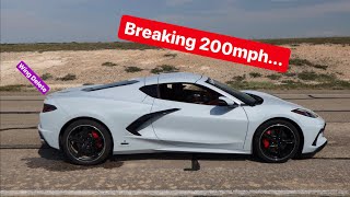 Setting the C8 Corvette TOP SPEED World Record [upl. by Adiene]