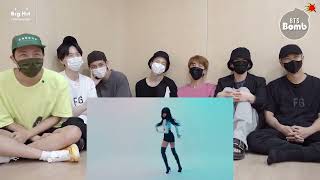 BTS react Lisa  Lilifilm 3 [upl. by Giwdul638]