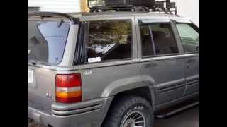 Jeep ZJ Gand Cherokee rear window louver leak fix 3 Final [upl. by Iris476]