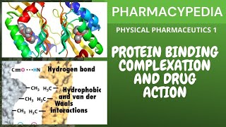 PROTEIN BINDING COMPLEXATION AND DRUG ACTION  UNIT 4  PHYSICAL PHARMACEUTICS 1 BPHARMPHARMACY [upl. by Ennovahs]