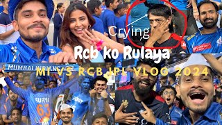 MI vs RCB Highlights Rcb ke fans Rodiye 😂 RCB Nahi Ye HaaRCB Hai 😂😂😂 IapL Vlog [upl. by Cartwell195]