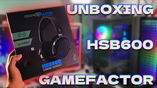 UNBOXING Game Factor HSB600 ¿LOS MEJORES GAMING HEATSET DEL 2024 [upl. by Akinat]