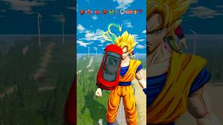 Cars VS Dragon Ball Characters 🐉  BeamNGdrive dragonball sparkingzero DBZ shorts [upl. by Terrance989]