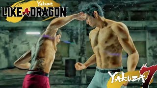 Kasuga Ichiban Vs Kazuma Kiryu Full Boss Fight  Passing The Torch  Yakuza Like A Dragon [upl. by Hamann]