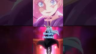 Who is stronger Rimuru vs Milim facts or cap anime debate edit tensura [upl. by Kitty]