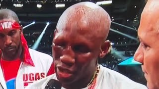 YORDENIS UGAS IMMEDIATE REACTION TO ERROL SPENCE LOSS [upl. by Hukill536]