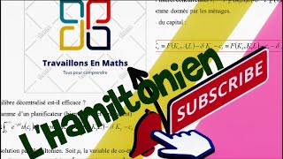 comment déterminer le taux de croissance de la consommation la méthode par lHamiltinien [upl. by Eneladgam]