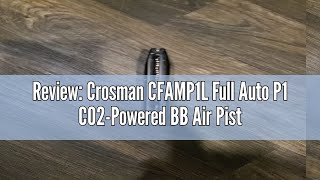 Review Crosman CFAMP1L Full Auto P1 CO2Powered BB Air Pistol With Laser Sight [upl. by Adnorrehs]