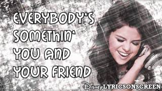 Selena Gomez amp The Scene  Spotlight Lyrics Video HD [upl. by Rehpotsirhc617]