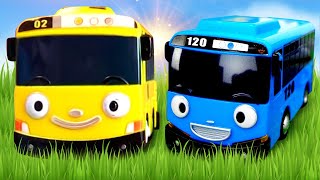 Tayo toys racetrack Street vehicles for kids amp Toy cars and buses for kids [upl. by Labinnah]