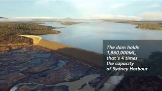 Burdekin Falls Dam Flyover [upl. by Yespmed]