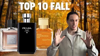 Top 10 Fall Fragrances For Men 2024  Best Autumn Men’s Colognes🍂 [upl. by Acinna]