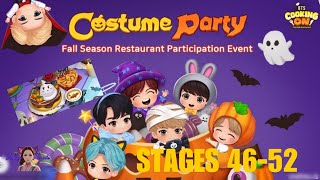 BTS Cooking On  TinyTAN Restaurant  👻 Costume Party 👻  Fall Season Restaurant Stages 4652 [upl. by Narcis]