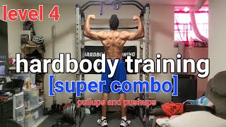 calisthenics super combo pullups  pushups level 4 stayhardbody nodaysoff ever ever [upl. by Karola17]