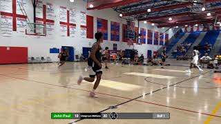 John Paul 46 vs Hargrave Military Academy 50 [upl. by Leruj997]