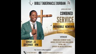 Sunday Durban Combined Service  Bro Nqobile Ngwenya [upl. by Mcquade803]