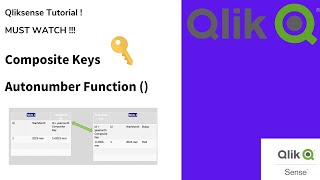 Qliksense Creating composite keys 🔑 amp Autonumber function [upl. by Devitt]