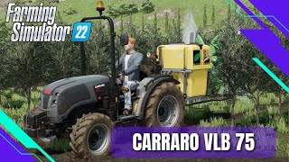 Novo trator para o FS22  Carraro Tractors Compact VLB 75  FARMING SIMULATOR 22 [upl. by Alimhaj577]