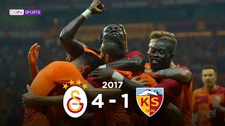 Galatasaray 4  1 Kayserispor  Maç Özeti  201718 [upl. by Vlada]