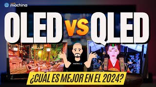 OLED VS QLED ¡¿Cuál es MEJOR TELEVISOR en el 2024 [upl. by Gensler]