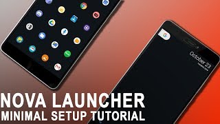 Nova Launcher Minimal Setup Tutorial  InfoHoop [upl. by Atnom476]