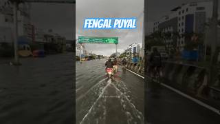 Fengal Puyal 🌀  kamatchi hospital pallikaranai Near Narayanapuram lake over flowing [upl. by Diamante]