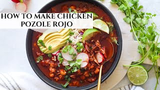 How To Make Chicken Pozole Rojo [upl. by Ahsaek]