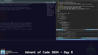 Advent of Code 2024  Day 8 Python 10380 [upl. by Uranie296]