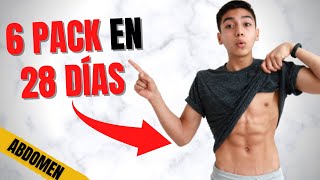 Rutina de ABDOMEN en CASA INTENSA sin EQUIPO🔥  7 MIN de EJERCICIOS para abdominales 28 DÍAS🕓 [upl. by Akeihsal]