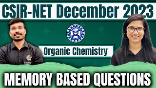 CSIR NET Dec 2023 Memory Based Questions  Chemistry Solutions  Answer Key Exam Analysis Chemistry [upl. by Parent557]