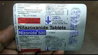 Nizonide 500mg Tablet  Nitazoxanide 500mg Tablet  Nizonide 500mg Tablet Uses Benefit Review Hindi [upl. by Ellasal689]