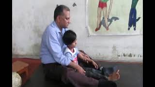 Physiotherapy Technique for Dyskinetic Athetoid Cerebral Palsy  Part 2  Trishla Foundation [upl. by Raymund813]