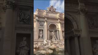 Fontana di Trevi Italia Roma  fotos de la fontana di trevi en Roma  la fuente más famosa de Roma [upl. by Heimer]