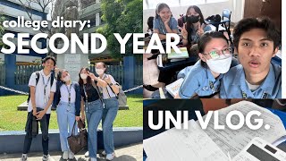 college diary UNI VLOG SOPHOMORE YEAR AT NATIONAL UNIVERSITY [upl. by Angy]