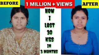 How I Lost 30 Kgs In 3 Months  Weightloss JourneyMy Full Day 900 calorie Diet Plan amp Workout Plan [upl. by Eikcim105]