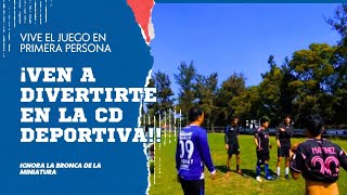 Vive el futbol en primera persona Partido en la Ciudad Deportiva [upl. by Annohs604]