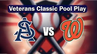 Peltz Co Spartans vs Westco Zephyrs Veterans Classic Pool Play [upl. by Ytsim]