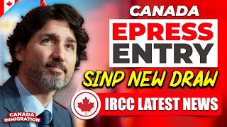 Canada Express Entry Draw  SINP New Draw 2024 With NOC Code  Canada Immigration [upl. by Asennav774]