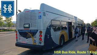 Bus Ride On HSR Bus 2360 On Route 1 King [upl. by Cran]